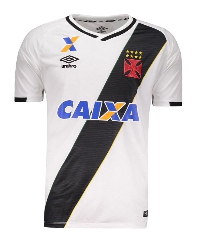 Camisa CR Vasco da Gama Away 16/17 s/n° Torcedor Umbro Masculina - Branca