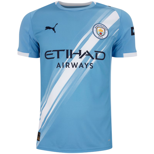 Camisa Manchester City Home 25/26 Torcedor Puma Masculina - Azul Claro