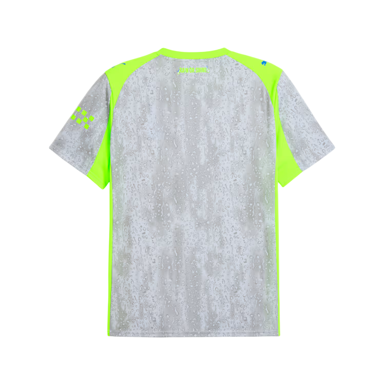 Camisa Manchester City Away 25/26 Torcedor Puma Masculina - Cinza e Verde