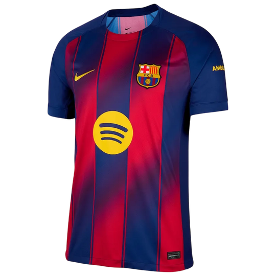 Camisa Barcelona Home 25/26 s/n° Torcedor Nike Masculina - Azul e Grená