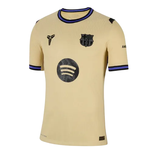 Camisa Barcelona Away 25/26 Jogador Kobe Masculina - Bege