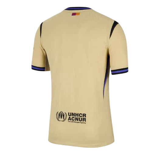 Camisa Barcelona Away 25/26 Jogador Kobe Masculina - Bege