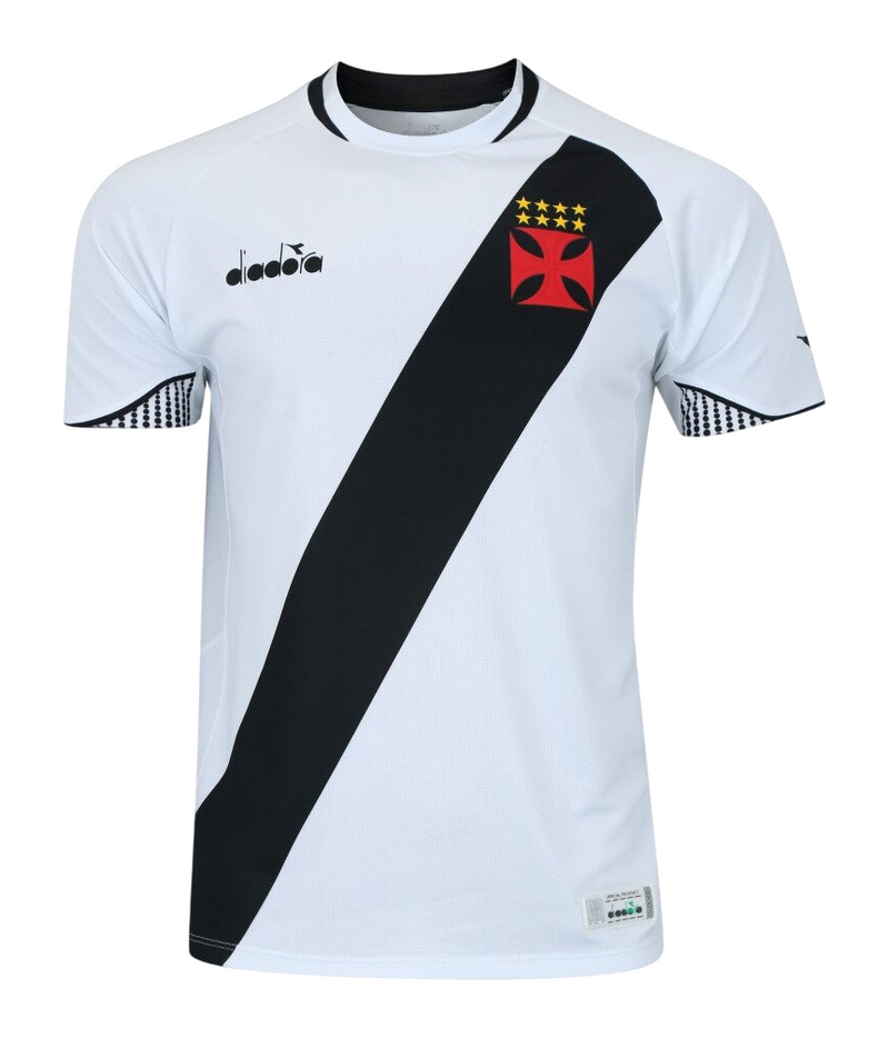Camisa CR Vasco da Gama Away 18/19 s/n° Torcedor Diadora Masculina - Branca