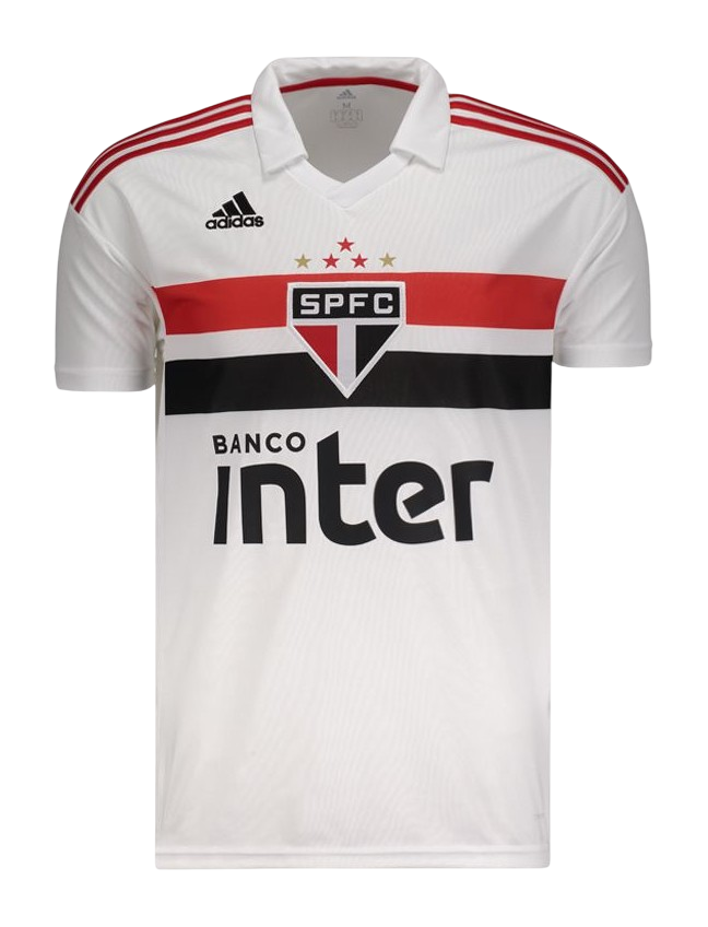 Camisa São Paulo Home 18/19 s/n° Torcedor Adidas Masculina - Branca