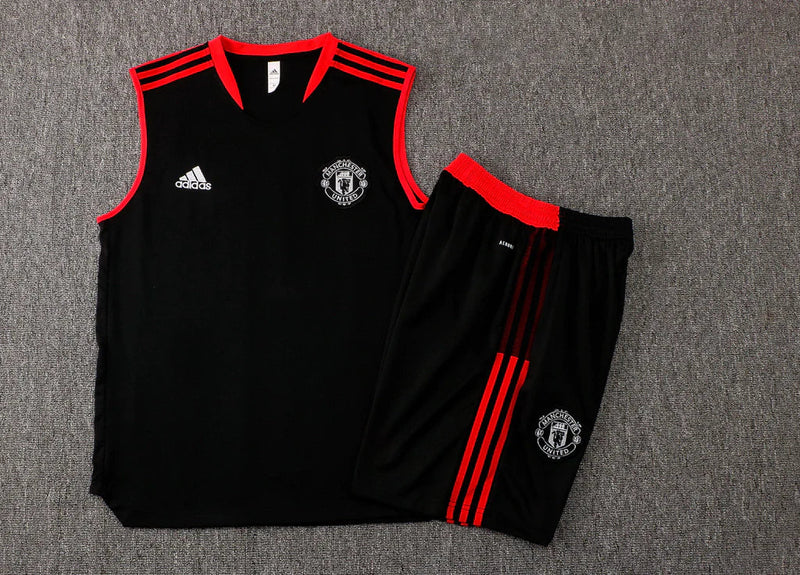 Manchester United T-Shirt Set - Black+Red
