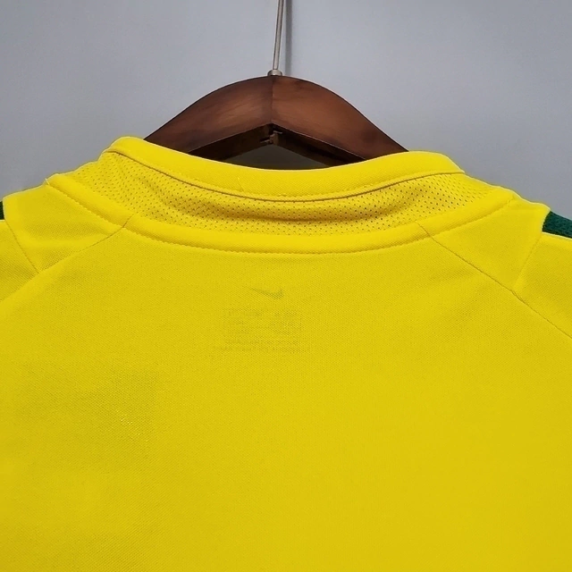 Brazilian National Team Home Nike 2002/03 Men's Shirt Yellow