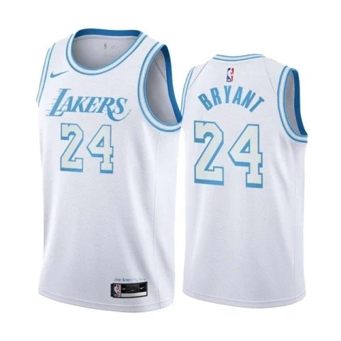 Regata NBA Lakers Nike Authentic Bryant 24 - Branca