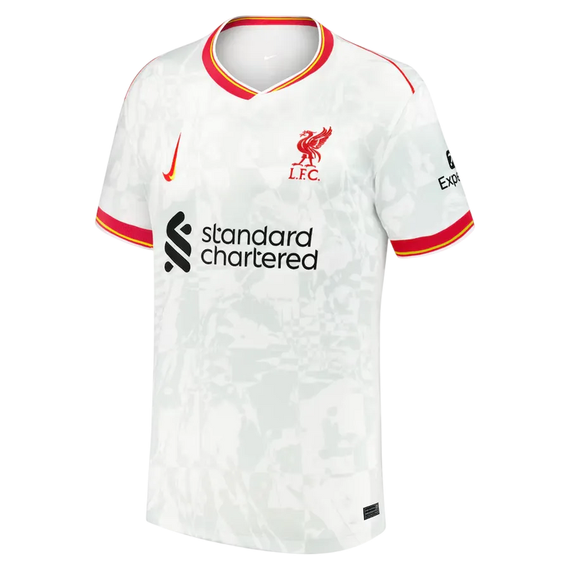 Camisa Liverpool Third 24/25 Torcedor Nike Masculino - Branca
