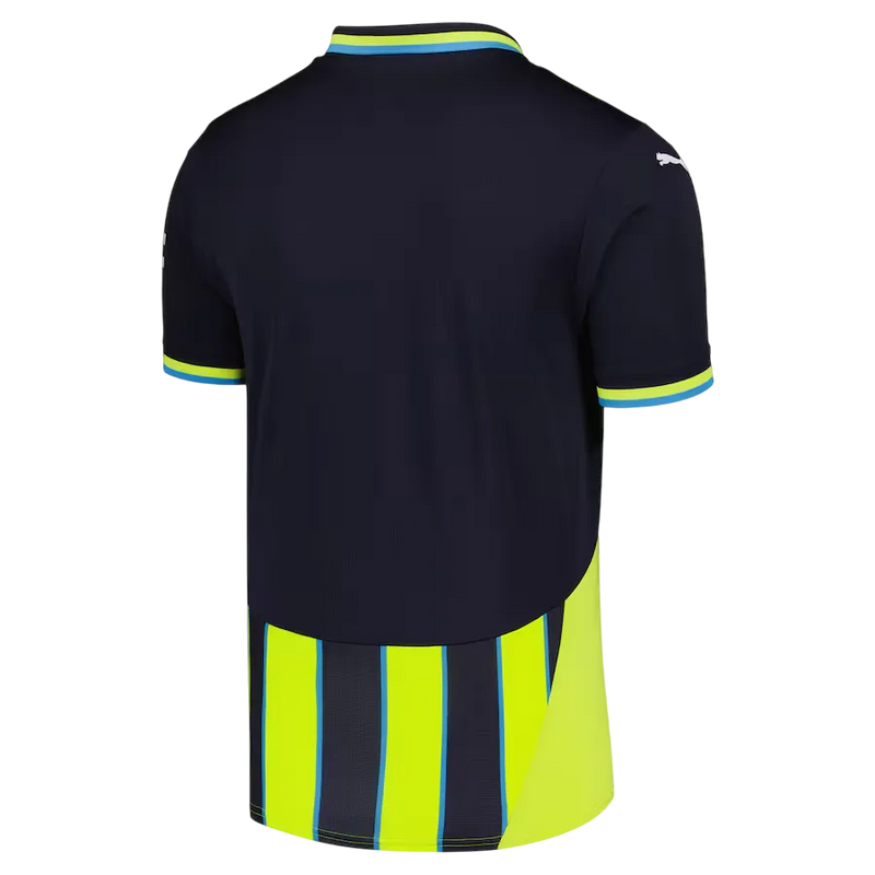 Camisa Manchester City Away 24/25 Torcedor Puma Masculina - Azul e Amarela