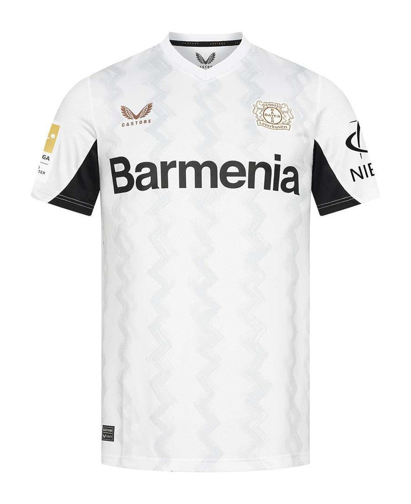 Camisa Bayer Away Leverkusen 24/25 - Branca