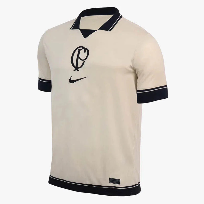 Camisa Corinthians Fourth 23/24 s/n° Torcedor Nike Masculino - Bege