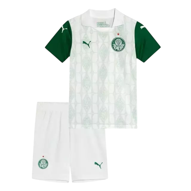 Conjunto Infantil Palmeiras Away 25/26 Puma - Branca