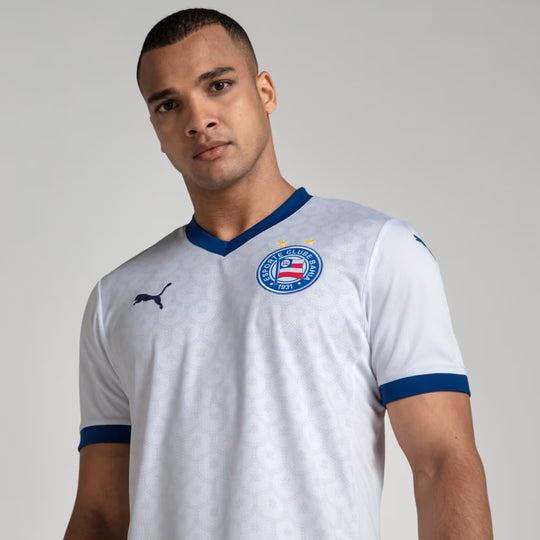 Camisa Bahia Home 25/26 Torcedor Puma Masculina - Branca