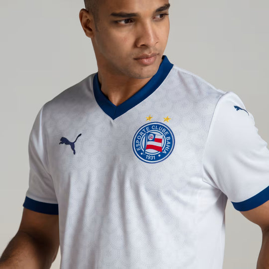 Camisa Bahia Home 25/26 Torcedor Puma Masculina - Branca