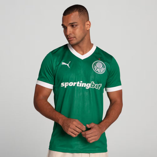 Camisa do Palmeiras Home 25/26 Torcedor Puma Masculina - Verde