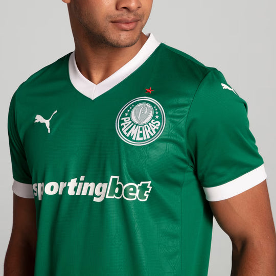 Camisa do Palmeiras Home 25/26 Torcedor Puma Masculina - Verde