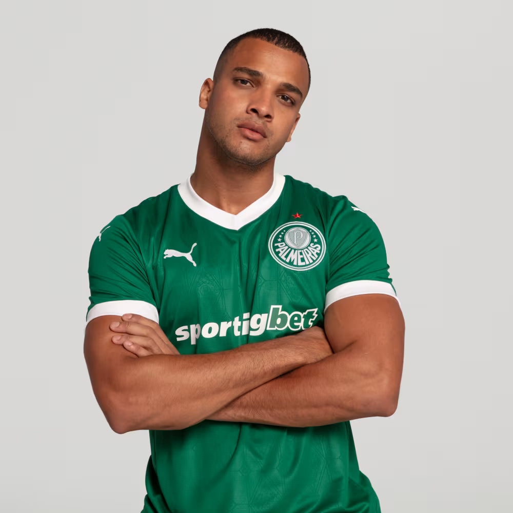 Camisa do Palmeiras Home 25/26 Torcedor Puma Masculina - Verde