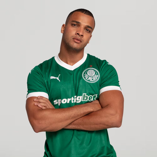 Camisa do Palmeiras Home 25/26 Torcedor Puma Masculina - Verde