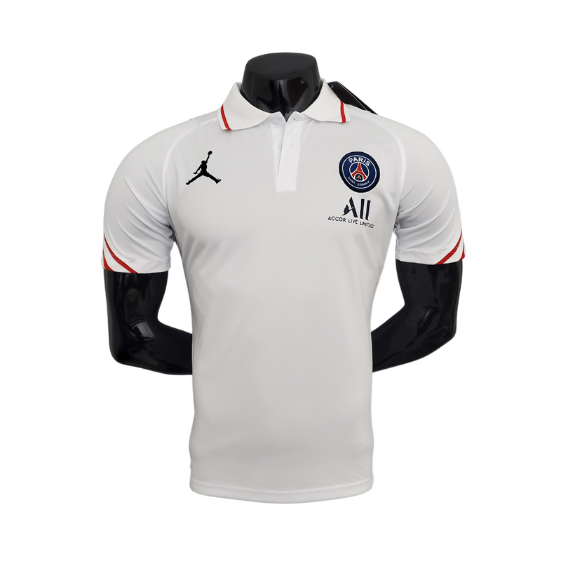 Camisa Polo PSG Jordan Branca - Masculina