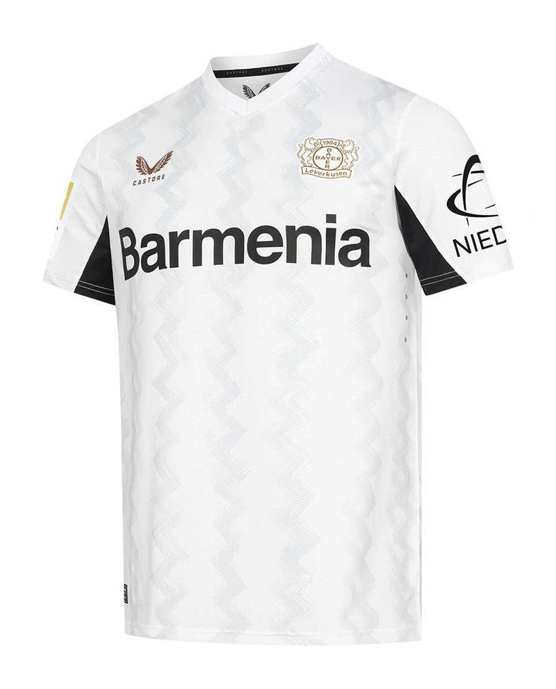 Camisa Bayer Away Leverkusen 24/25 - Branca