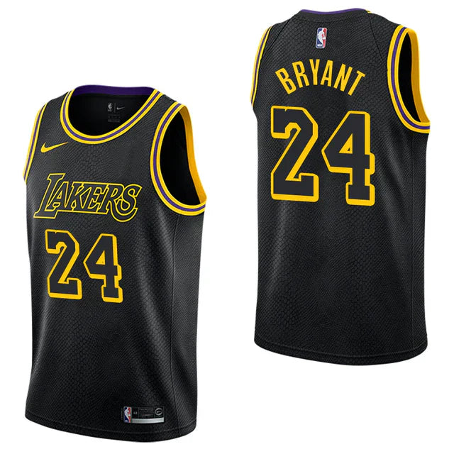 Regata NBA Lakers Nike Authentic Bryant 24 - Preta