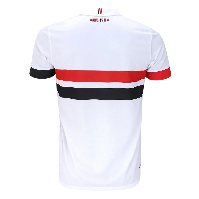 Camisa São Paulo Home 24/25 Torcedor New Balance Masculina - Branca, Preta e Vermelha