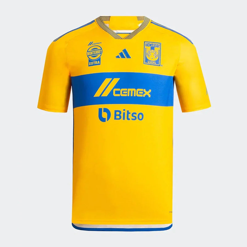 Camisa Tigres I 23/24 Adidas - Amarelo