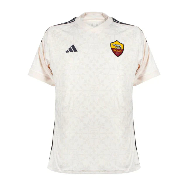 Camisa Roma Away 23/24 s/n° Torcedor Masculino - Bege