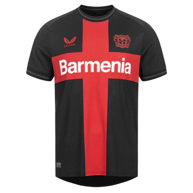 Camisa Bayer Leverkusen Home 23/24 s/n° Torcedor Masculino - Preto