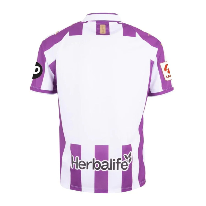 Camisa Real Valladolid I 23/24 Adidas - Roxa e Branco