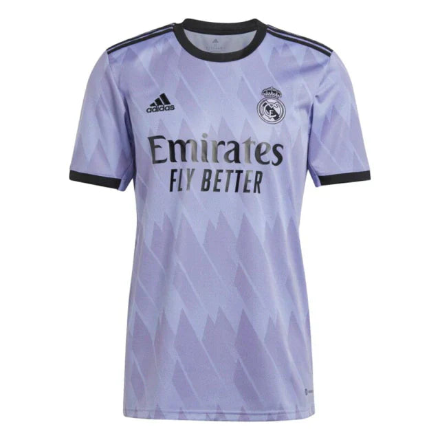 Camisa Real Madrid Away 22/23 s/n° Torcedor Masculino - Roxo Claro