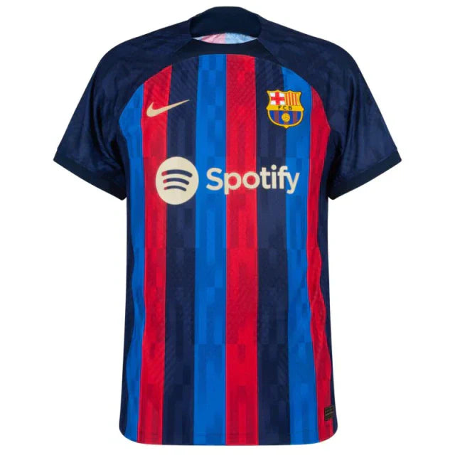 Camisa Barcelona Home 22/23 s/n° Torcedor Masculino - Azul e Grená