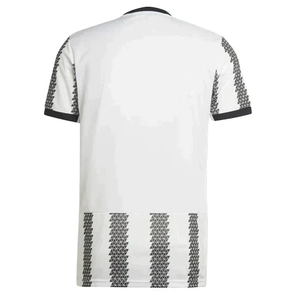 Camisa Juventus Home 22/23 s/n° Torcedor Masculino - Branco e Preto