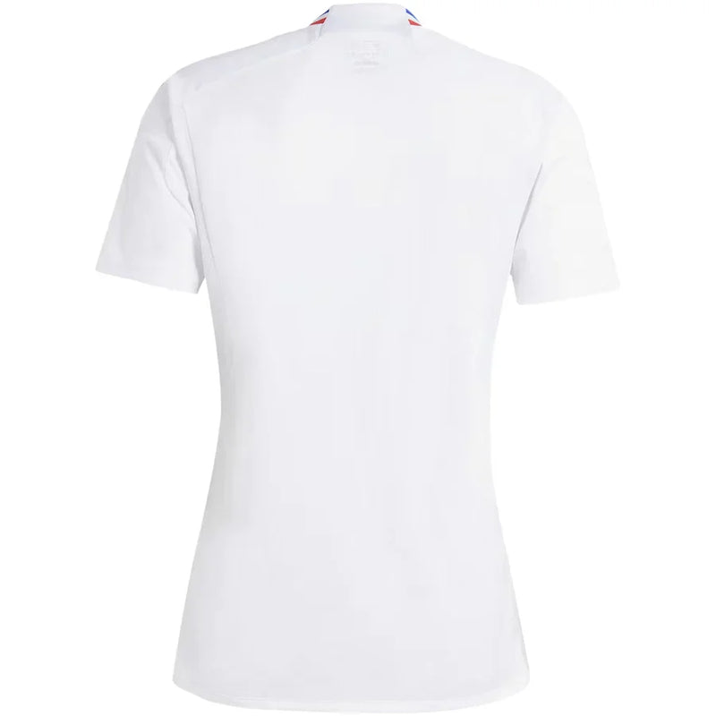 Camisa Olympique Lyon I 23/24 Adidas - Branco