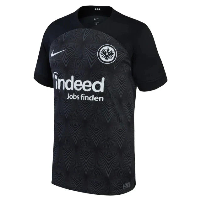 Camisa Eintracht Frankfurt Away 22/23 s/n° Torcedor Masculino - Preto