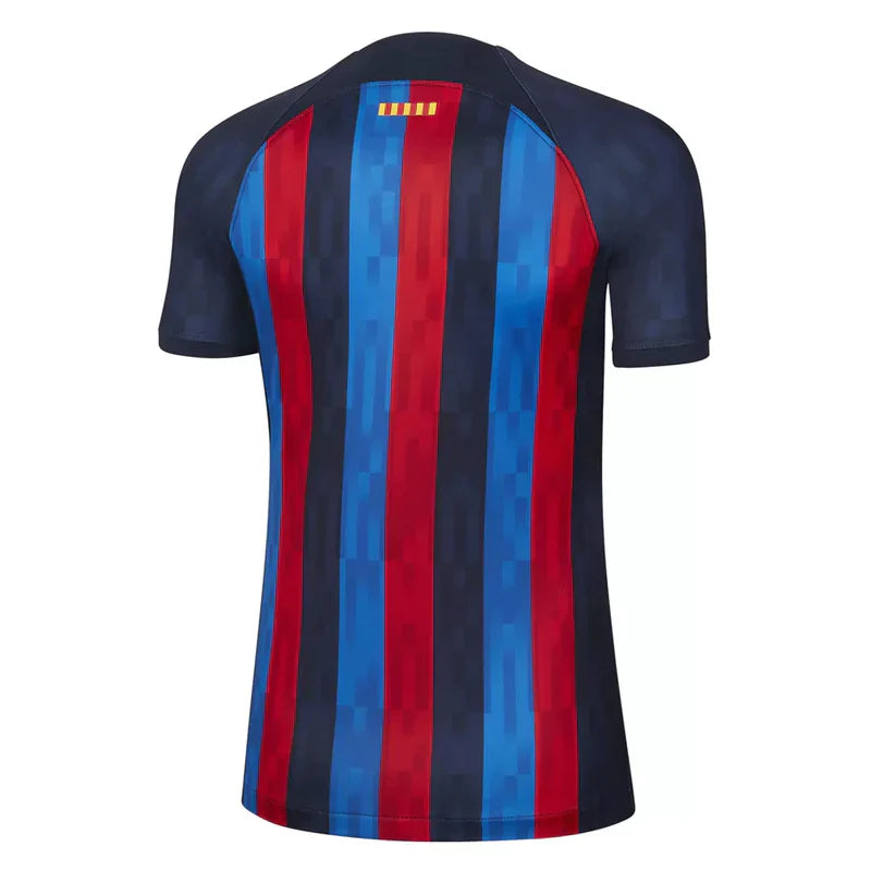 Camisa Barcelona Home 22/23 s/n° Torcedor Nike Feminina - Azul e Grená