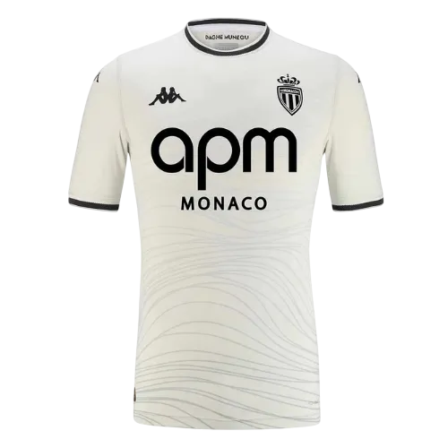 Camisa Mônaco Third 24/25 Torcedor Kappa Masculina - Branca