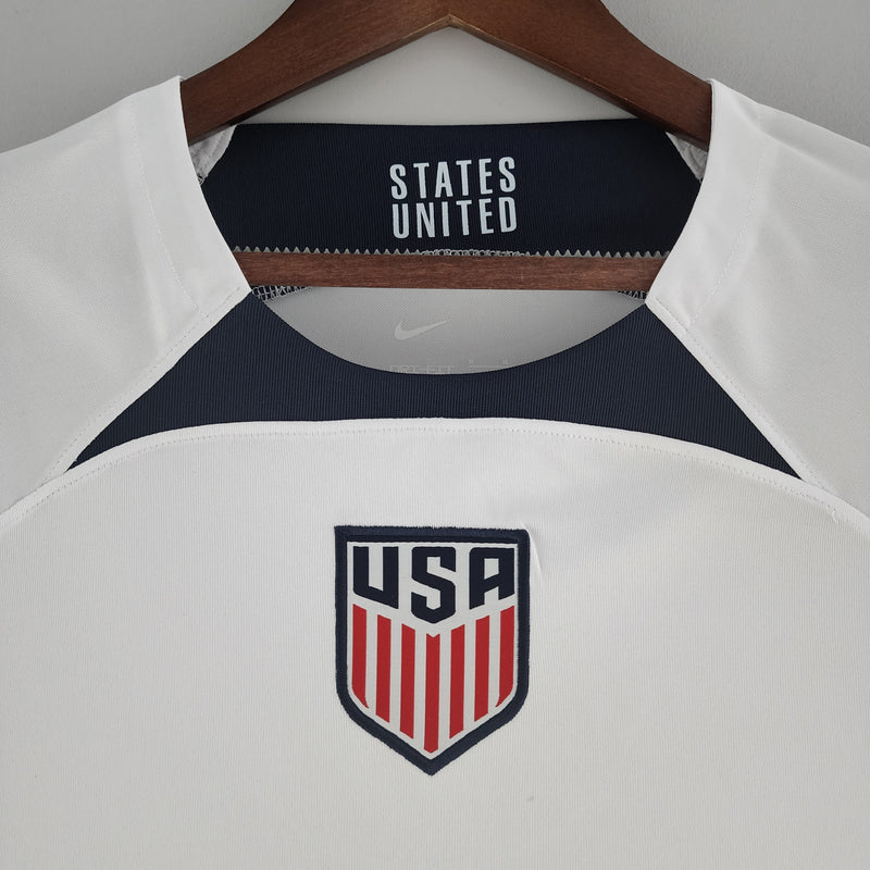 Camisa Seleção Estados Unidos I 22/23 Nike - Branco