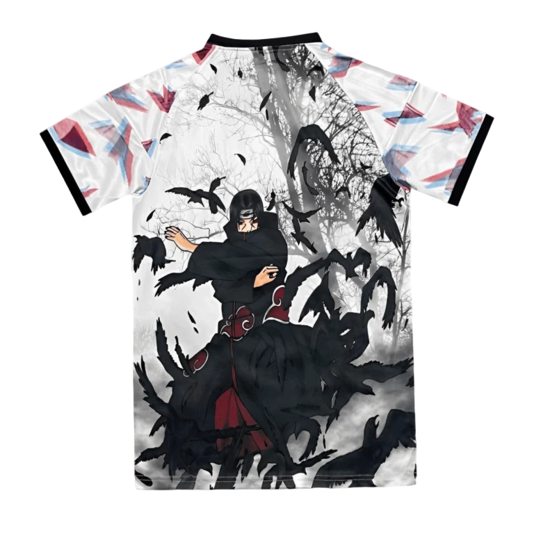 Camisa Japão Naruto 24/25 "Itachi" Torcedor Adidas Masculina - Preta e Branca