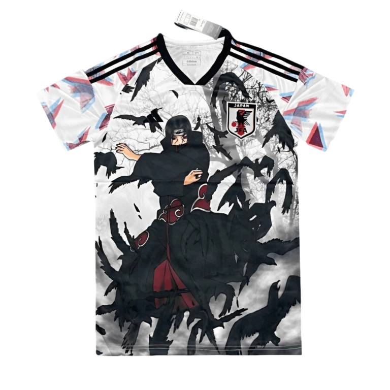 Camisa Japão Naruto 24/25 "Itachi" Torcedor Adidas Masculina - Preta e Branca